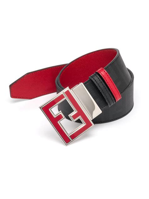 fake red fendi belt|authentic men's fendi belt.